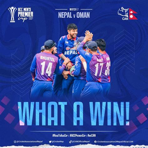 Nepal Beat Oman By 84 Runs In Acc Premier Cup On Friday Khabarhub