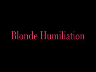 Bleach Blonde Fetish Humiliation Mistress Isadora Clips Sale