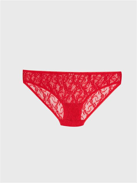 KIRMIZI Dantel Detaylı Bikini Külot W3AO64Z8 HBS LCW