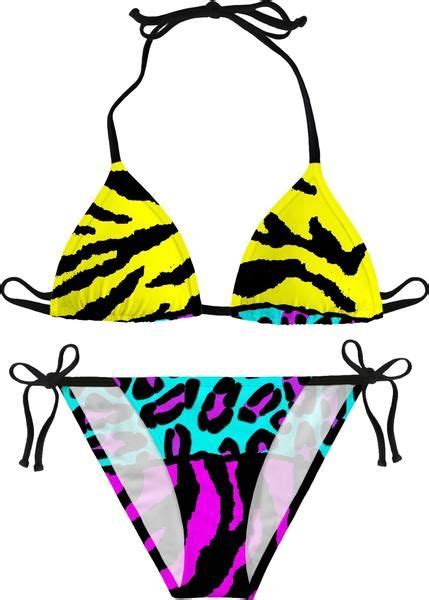 Safari Print Bikini Chandee Bikinis Swimwear Womens Swimwear