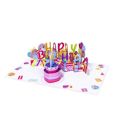 Blowable Happy Birthday Pop Up Card With Music And Lights China