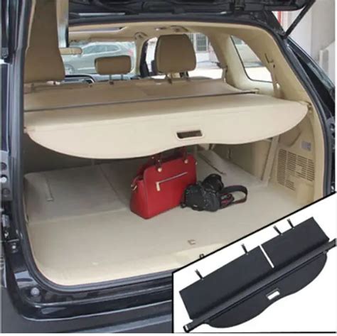 ACCESSORIES FIT FOR TOYOTA HIGHLANDER KLUGER 2015 CARGO COVER BLIND RETRACTABLE TRUNK SHELF ...