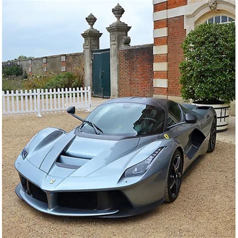 Ferrari Laferrari 2015 Grey Metallic Black Roof Available As Framed