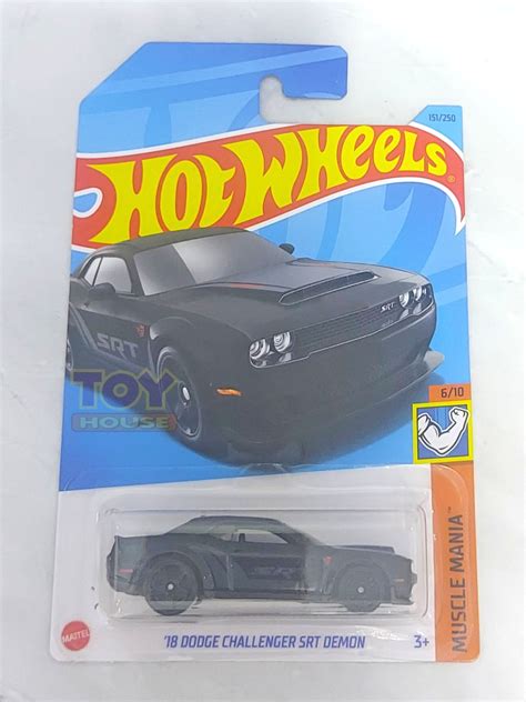 Jual HOT WHEELS 18 DODGE CHALLENGER SRT DEMON MUSCLE MANIA 6 10 Shopee Indonesia