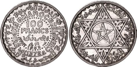 Francs Mohammed V Maroc Numista