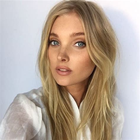 Elsa Hosk Natural Makeup Look Beauty Elsa Hosk Hair Beauty