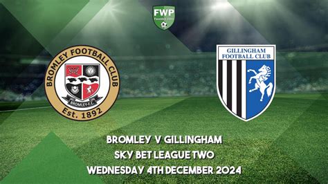 Gillingham X Bromley - Sky Bet League Two | Bromley 2 - 1 Gillingham | 2024-2025 | Football ...