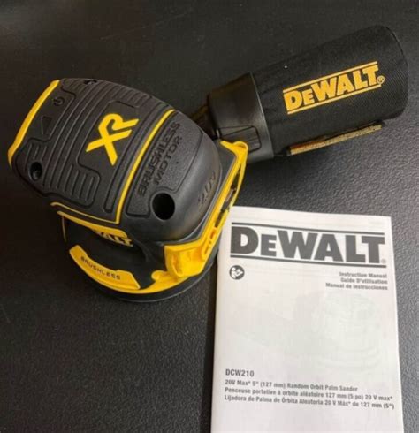 New Dewalt DCW210B 20V Max XR Brushless 5” Random Orbital Sander (Bare ...