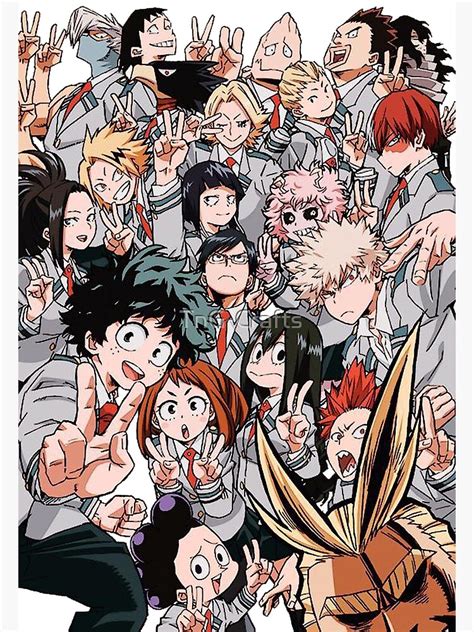 My Hero Academia Posters Class 1 A Poster Rb2210 My Hero Academia Store