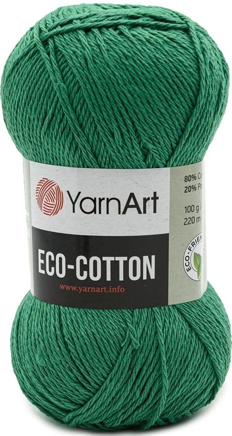 YarnArt Eco Cotton 85% cotton, 15% polyester, 5 Skein Value Pack, 500g ...