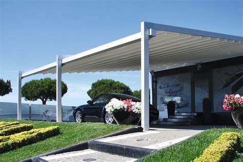 Evo Pergola In Alluminio Con Copertura Scorrevole Pratic