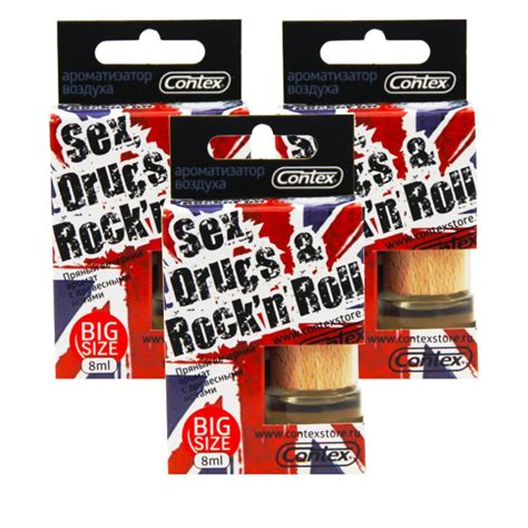 Contex Ароматизатор автомобильный SEX DRUGS ROCK n ROLL подвеска 8 мл купить с доставкой