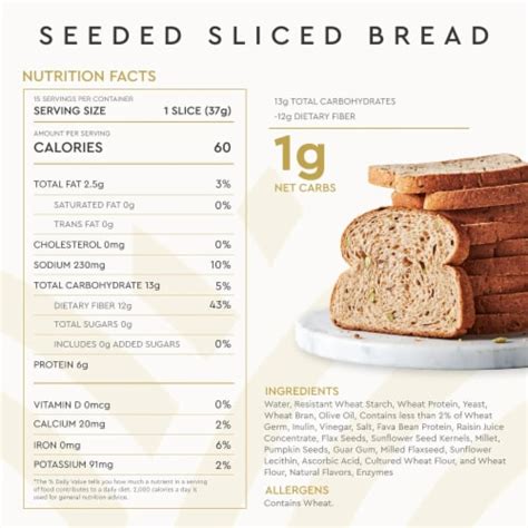 Hero™ Seeded Sliced Bread 1 Ct Fred Meyer