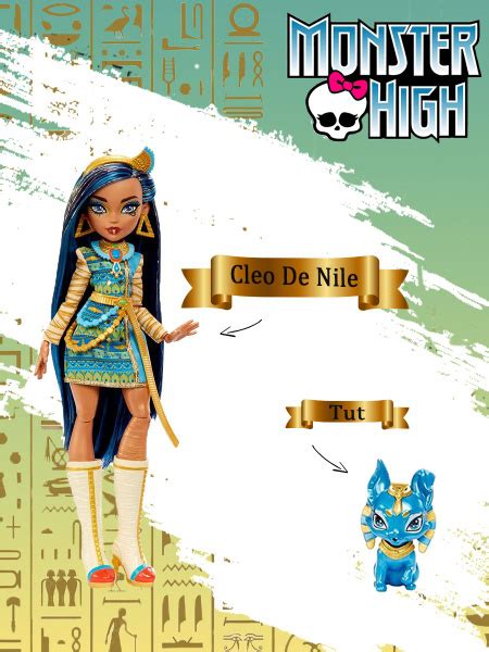 Кукла Клео де Нил с питомцем Monster High, HНК54 - купить с доставкой ...