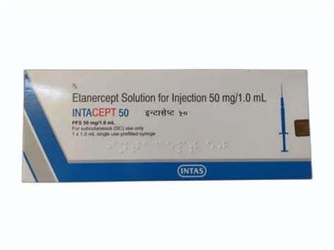 Intacept Etanercept 50mg At Rs 3850 Etacept Injection In Chennai Id 2850814535373