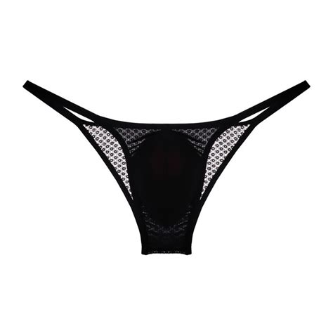 Men Sheer Mesh Low Rise Bikini Thong Swimwear G String Briefs Tanga Underwear EBay