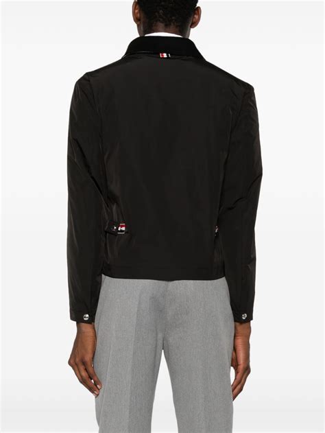 Thom Browne Zip Up Padded Jacket Black Farfetch