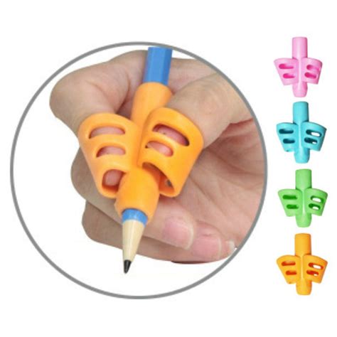4PCS Assorted Colors Dual-Finger Handwriting Penci... – Grandado