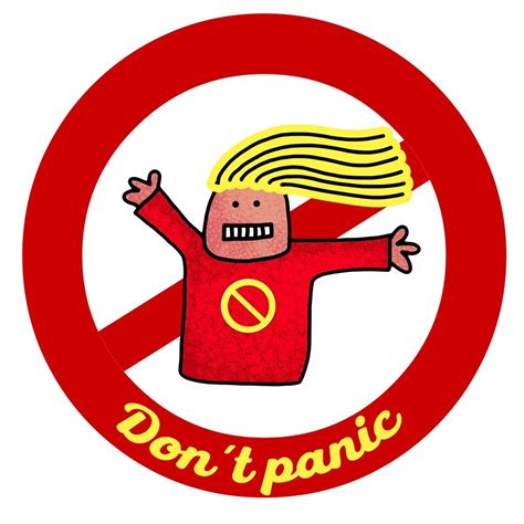 Dont Panic Sign Clipart Free Image Download