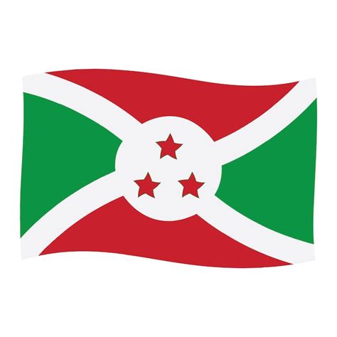 Premium Vector Burundi Country Flag