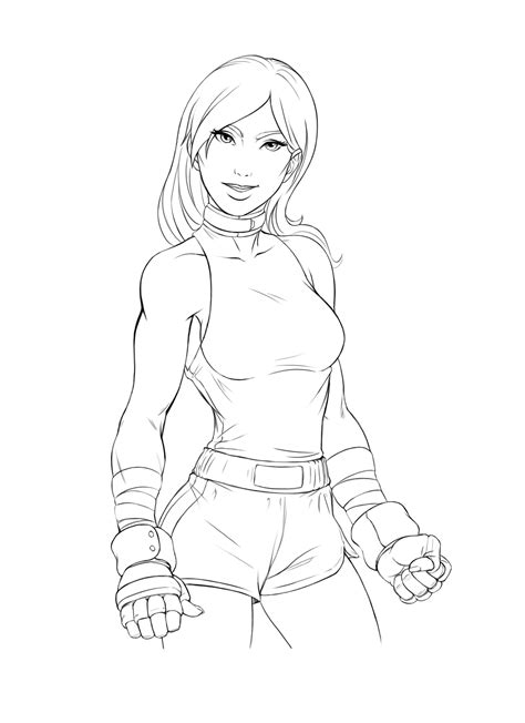Mma Fighter Drawing