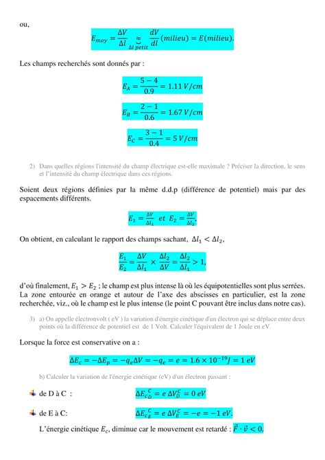 Usthb Lecture Notes Corrig Exo S Rie Elect