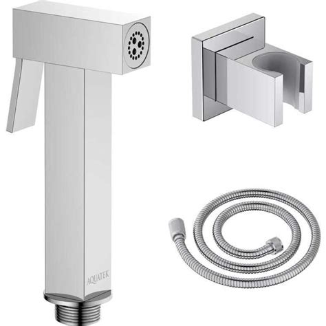 Гигиенический ручной душ AQUATEK со шлангом 120 см и держателем ...