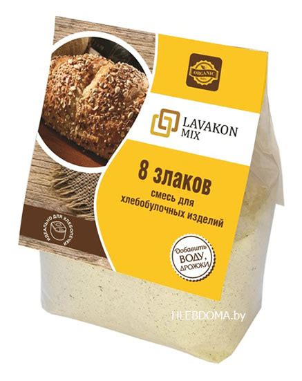 Сухую смесь для приготовления хлеба 8 злаков купить в Минске