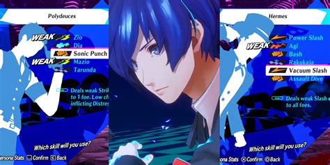 Best Physical Skills And The Persona That Have Them In Persona 3 Reload