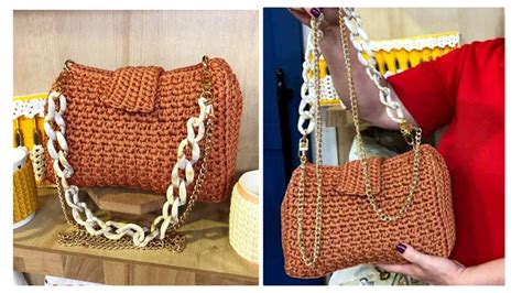 Bolsa De Crochê Com Fio Náutico 3mm Passo A Passo - Bolsa de crochê com fio náutico: Receita e tutorial passo a passo
