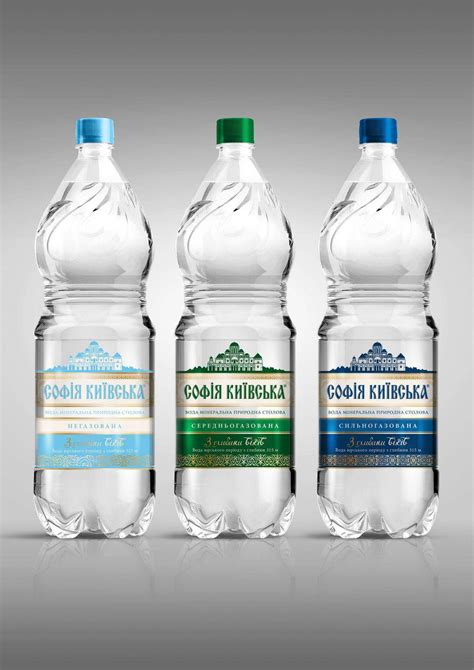 Mineral Water Label Design Tonic Group