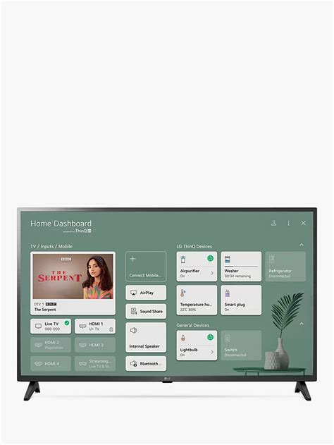 LG 43UP75006LF (2021) LED HDR 4K Ultra HD Smart TV, 43 inch with ...