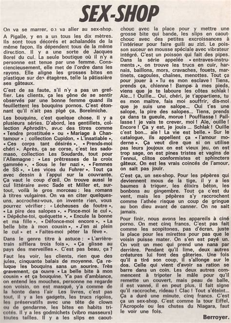 Sex Shop De Jacky Berroyer Dans Charlie Hebdo N219 De Janvier 1975 Yvesmariemahe
