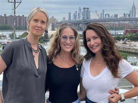 La Primera Foto Del Encuentro Del Elenco De Sex And The City Antes Del Estreno De La Nueva