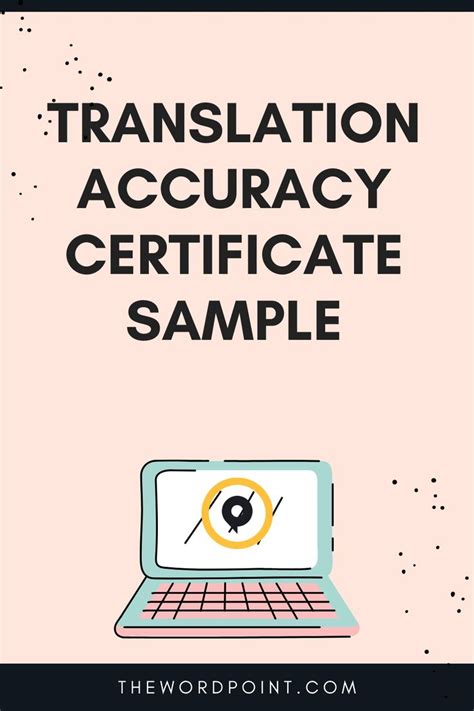 Translation Accuracy Certificate Sample Translation Accuracy Words