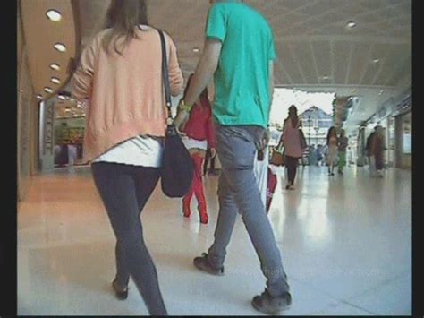 Busty Babe Shopping In Shiny PVC Thigh Boots Thigh High Honeys Clips4Sale