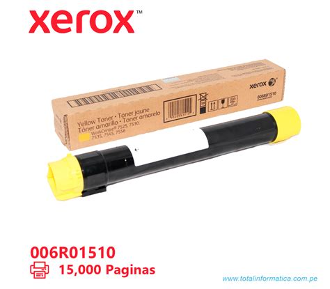 TONER XEROX ( 006R01510 ) WORKCENTRE 7525, 7556, YELLOW, 15K PAG