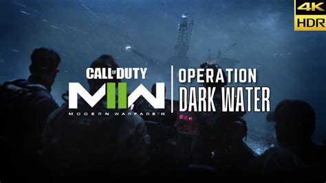 MW2 Operation Dark Water Oil Rig HDR Gameplay 4K Extreme YouTube