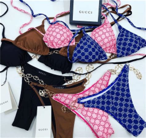 Famous Luxury Designer Swimsuit Womens Red Sexy Split Back Bikini Swimsuit Sexy New Design