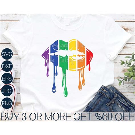 Dripping Lips SVG Lgbtq SVG Gay Pride SVG Sexy Svg Love Inspire