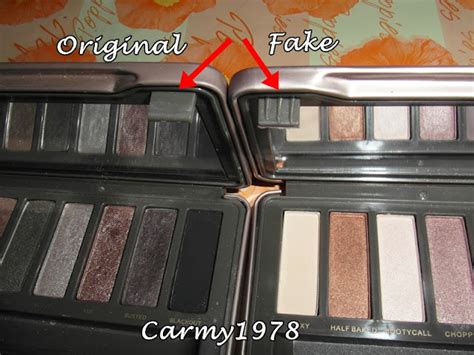 Naked Di Urban Decay Original Vs Fake Confronto Tra L Originale E La Copia Carmy