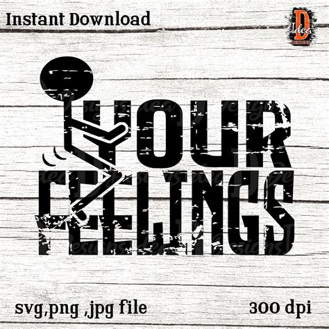 Fuck Your Feeling Svgadult Humor Svg Fck Your Feelings Svg Etsy