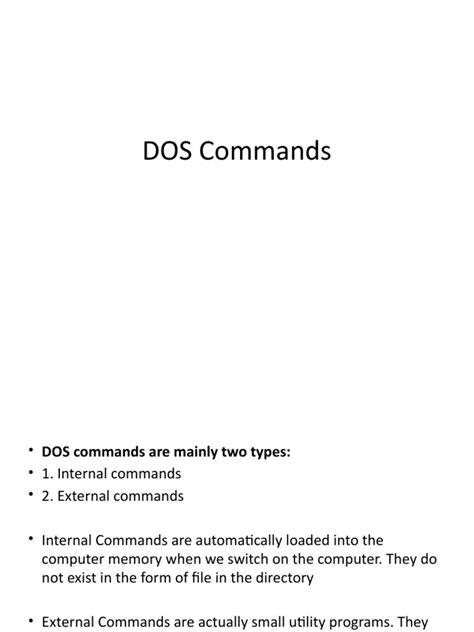 DOS Commands by Ajaaj | PDF | Computer File | Personal Computers