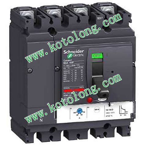 Schneider MCCB Circuit Breaker Compact NSX100N TMD 63A 4p3d