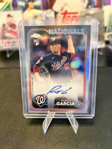 2024 Topps Chrome Rookie Auto Refractor 499 RA RGA Robert Garcia