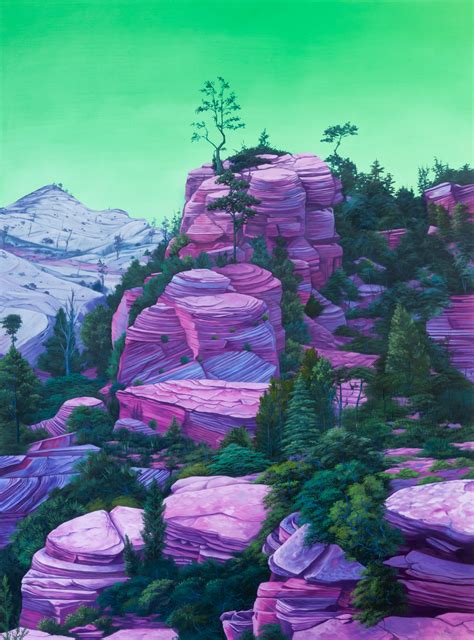 Hills Of Zion Jack Rowland Oil On Linen 2019 Rart