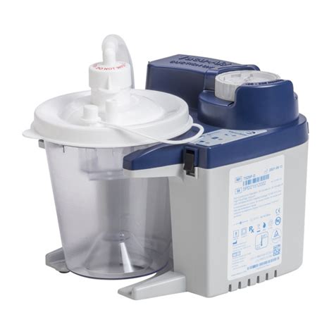 vacu aide portable suction machine  battery external filter carry bag