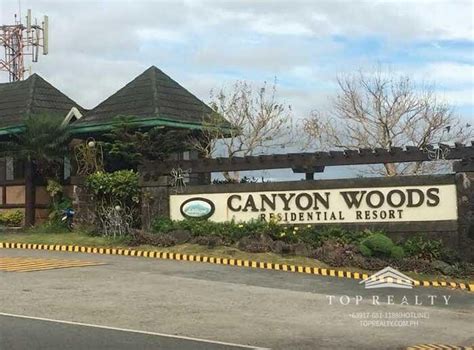 top realty canyon woods lot  sale  tagaytay cavite