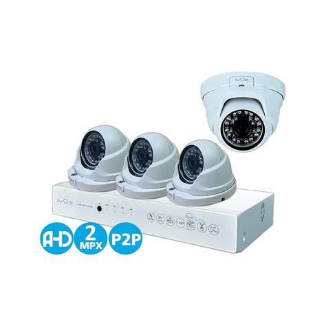 Комплект видеонаблюдения для дома и офиса Ivue AHD 2MPX 4+4 1080P AHC ...