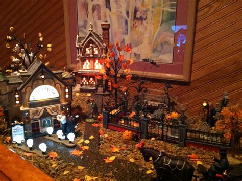 Dickens All Hallows Eve Village | Halloween village, Halloween village